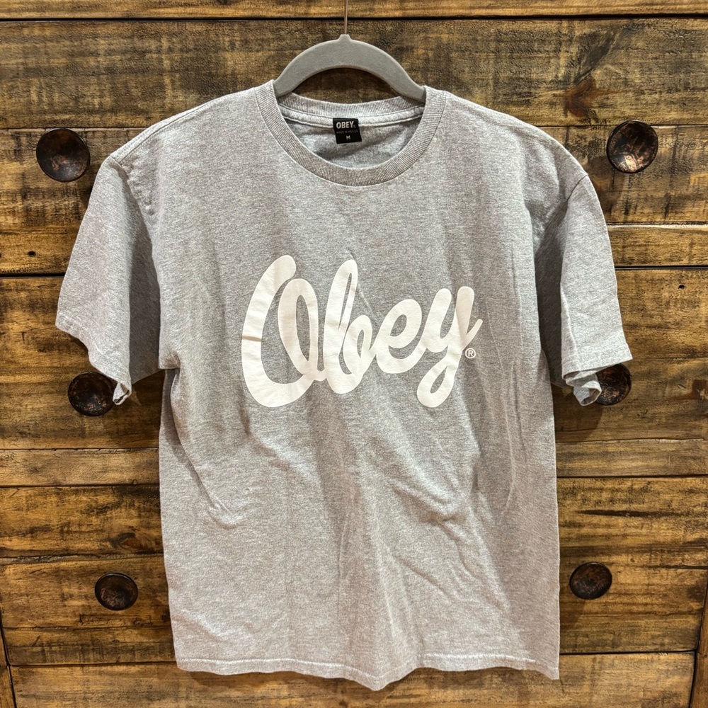 Obey‎ Gray Men's T-Shirt